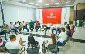 Reunión de la Gobernación del Atlántico con los jóvenes del departamento.