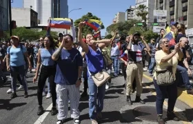 Manifestaciones de venezolanos. Imagen de referencia