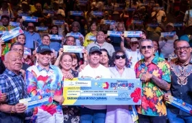 Beneficiados en el Portafolio de Estímulos. 