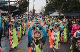 La comparsa Chiva Periodística.