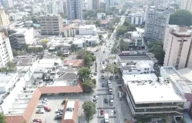 Imagen panorámica de Barranquilla.