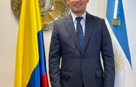 Camilo Romero y el Presidente Gustavo Petro.