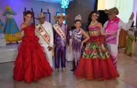 Los reyes del Carnaval durante el evento.