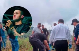 Levantamiento del cuerpo de Zair Guette.