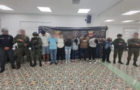 Las capturas fueron realizadas por el Gaula Militar y el CTI de la Fiscalía. 