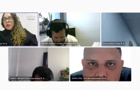 Yesid De Jesús Flores Benavides, alias ‘El beso’ en audiencia de medida de aseguramiento. 