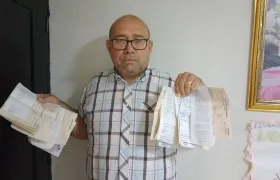 Deivi García con los 11 pendientes generados y aún no recibe sus medicinas. 