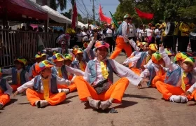 Las Marimonditas de Cisadde en el Carnaval de los Niños.