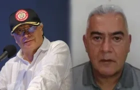 El Presidente Gustavo Petro y Diego Marín.