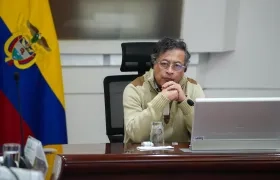 El Presidente Gustavo Petro.