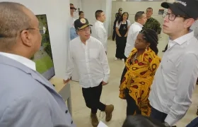 El Presidente Petro y Francia Márquez hoy en Suárez, Cauca.