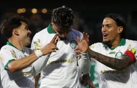 Richard Ríos no celebró el gol al marcarle a su exequipo.