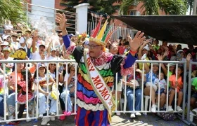 Gabriel Marriaga, el Rey Momo del Carnaval de Barranquilla 2025.