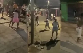 Momentos del enfrentamiento. 