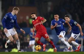 Mohamed Salah marcó un gol para Liverpool.