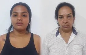 Maryvi Angulo Isaza y Ángela María Pedraza.