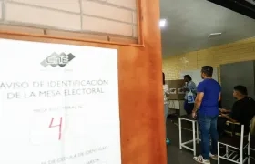 Imagen de referencia de votación en Venezuela.