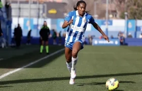 La colombiana Daniela Caracas, jugadora del Espanyol de Barcelona. 