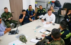 Aspecto del consejo de seguridad en Soledad. 