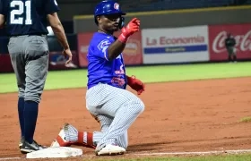 Dilson Herrera, pelotero de la Selección Colombia de béisbol.