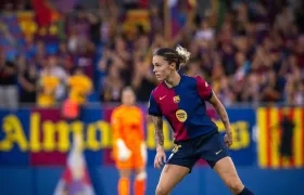 'Mapi' León, jugadora del Barcelona femenino.