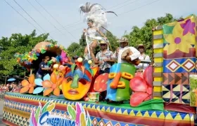 Batalla de Flores, en Santo Tomás. 