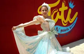 Reina del Carnaval Tatiana Angulo Fernández De Castro. 