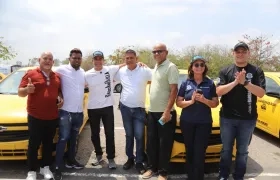 Alcalde Char durante la entrega de los nuevos vehículos. 