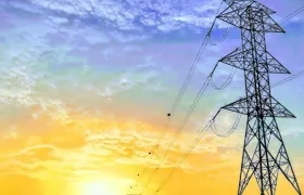 Aspecto de una torre de energía.