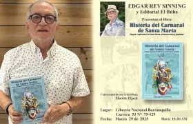 “Historia del Carnaval de Santa Marta. Fugaz esplendor de una fiesta aristocrática y popular” de Edgar Rey Sining.