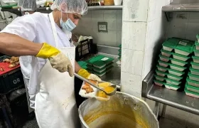 Cocina del el complejo carcelario COJAM de Jamundí.