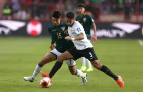 Imagen del partido de Bolivia y Uruguay.