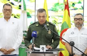 General Edwin Urrego, comandante de la Policía Metropolitana de Barranquilla. 