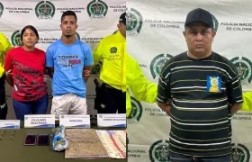 Yarileth Jose Herrera Lugo, Decanis Antonio Garcia De La Rosa, alias 'Chopita' o 'El diablo', y Ángel Martín Durán Mercado.