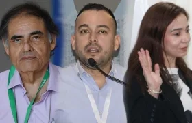 Carlos Diago, Edwin Palma y Diana Bustamante