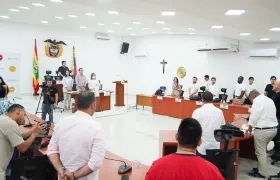 Sesión de hoy del Concejo.