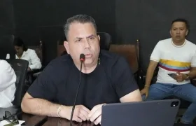 Diputado ponente, Harry Canedo.