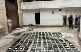 Droga hallada en el corregimiento de Salgar, en Puerto Colombia. 