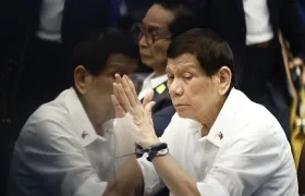 El expresidente filipino Rodrigo Duterte.