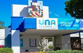 Fachada de la ESE UNA de Alta Complejidad. 