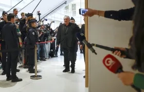 El actor francés Gerard Depardieu llegando al tribunal de París.
