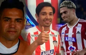 Radamel Falcao García, Matías Fernández y Juan Fernando Quintero.