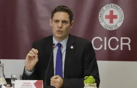 El jefe de la delegación en Colombia del Comité Internacional de la Cruz Roja (CICR), Patrick Hamilton.