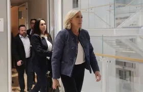 La líder de la extrema derecha francesa Marine Le Pen.