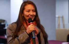 La nueva ministra de Ambiente de Colombia, Lena Estrada. 