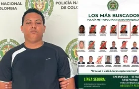 Leider Adonis Mendoza Urueta aparece en el cartel de los más buscados en Barranquilla. 