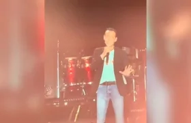 El cantante Marc Anthony.