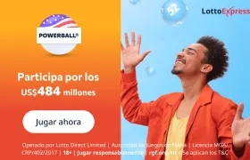 El premio equivale a 484 millones de dólares. 