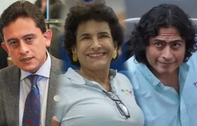 Luis Carlos Reyes, Adelina Covo y Nicolás Petro. 