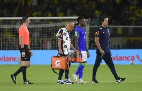 Vinicius salió lesionado en el último partido de Colombia contra Eliminatoria, jugado en noviembre de 2023.